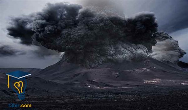 البركان ثالث ابتدائي تعريف البراكــين وأثرها
