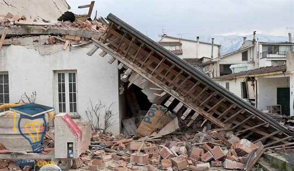 بحث عن الزلازل والمجتمع